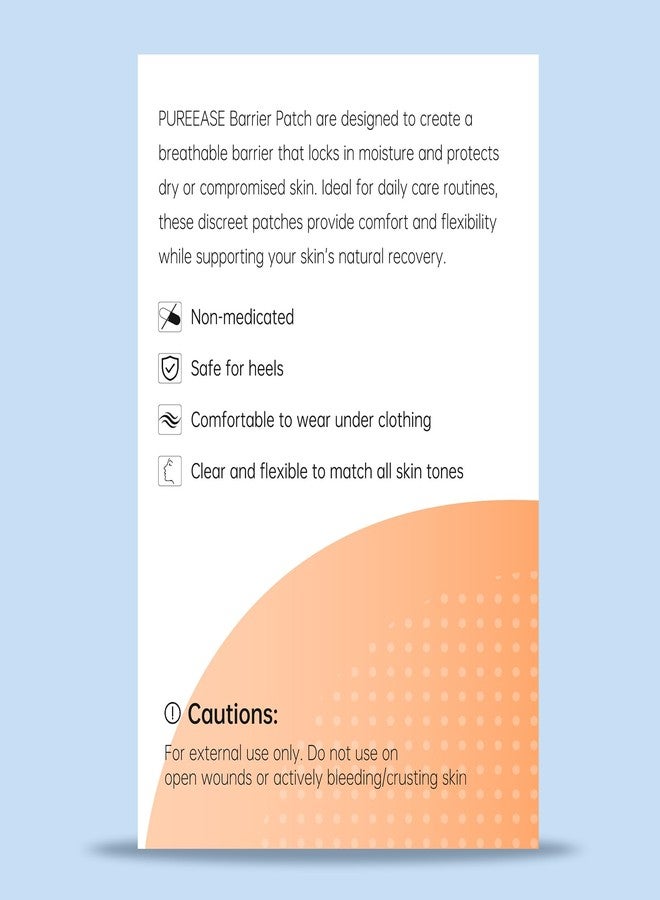 PUREEASE Moisturizing Crack Patches –for Linear, Single Small Crack,for Dry,Cracked Heels,Soles, Toes Skin Relief, Hydrating Care – Flexible & Breathable, 6 Patches - Image 2